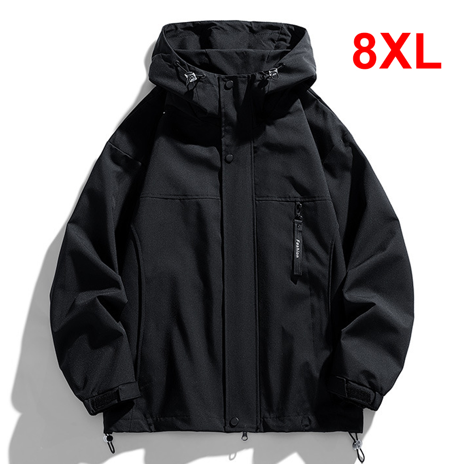 Outdoor Sport Waterproof Jacket - Black Camping Jacket Men Windbreak Coat