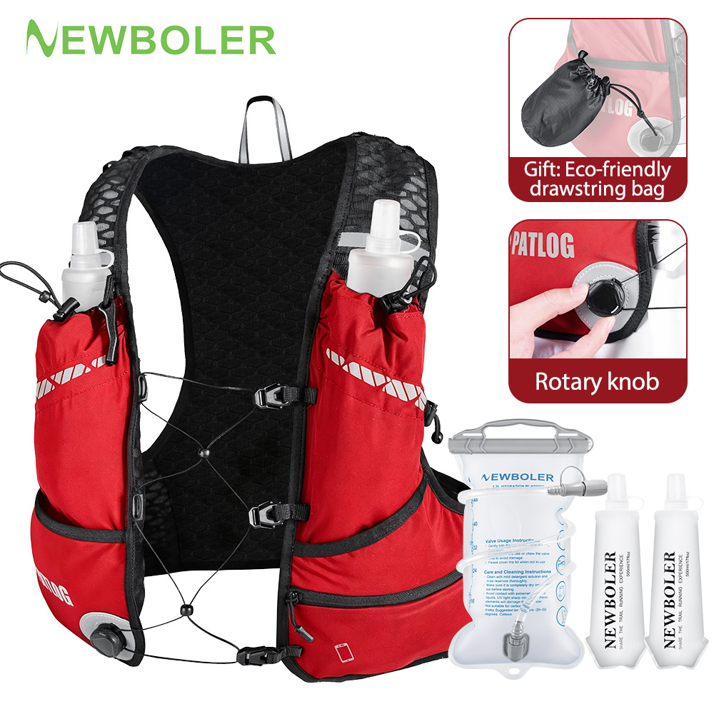 Trail Running Vest - NEWBOLER Outdoor Trail Running Backpack Ultralight