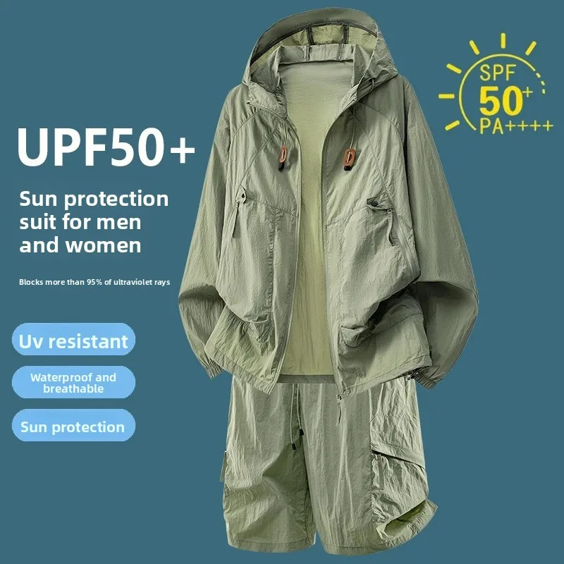 Outdoor Sport Jacket Men - UPF50+ Sun Protection Tracksuit Casual Sport