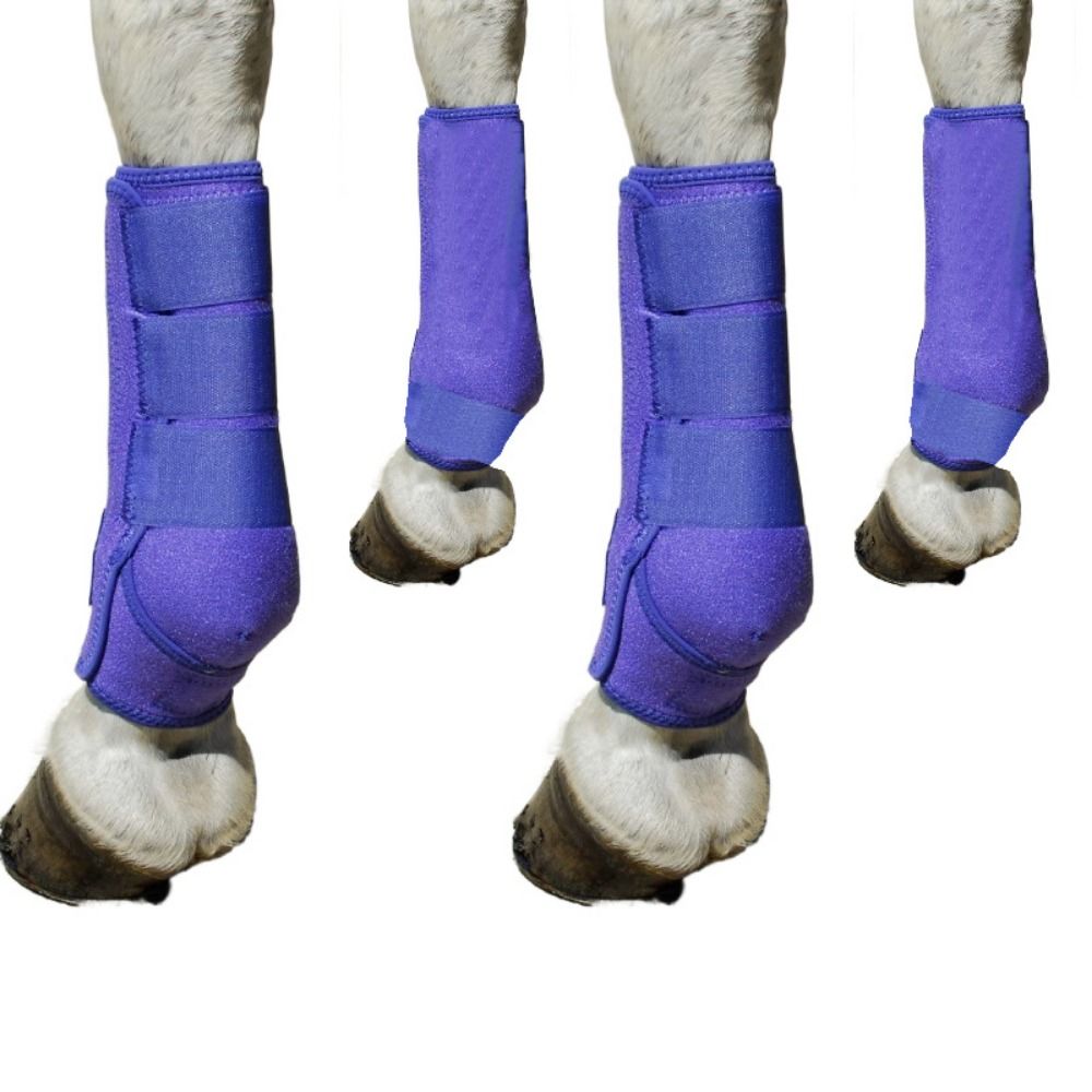Brushing Boot Horse - 4pcs/set Colorful Horse Sport Boots Set