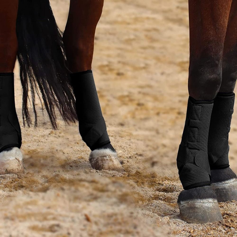 Brushing Boot Horse - 4pcs/set Colorful Horse Sport Boots Set