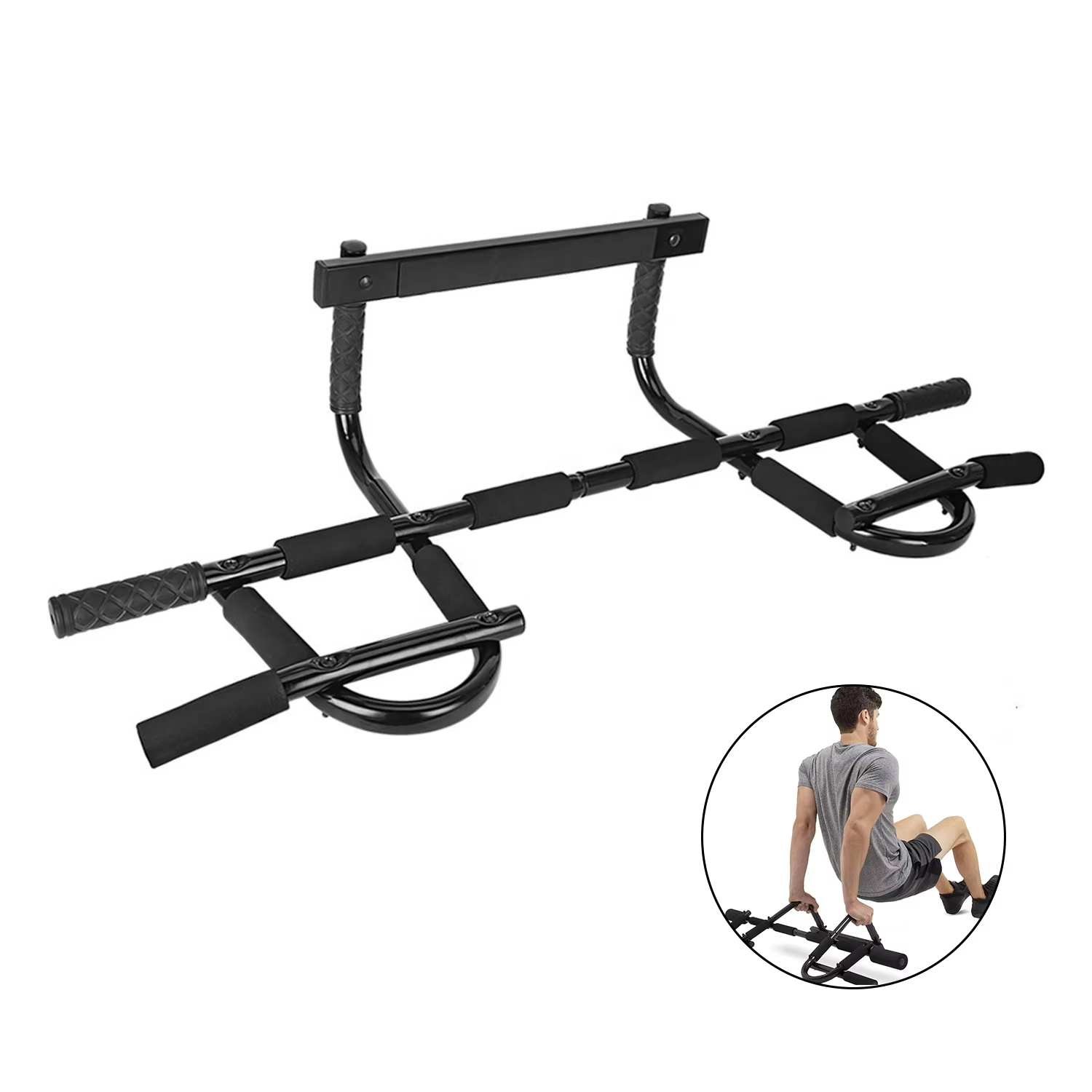 Chin Bar Doorway - Fits Doors Upper Body Workout bar
