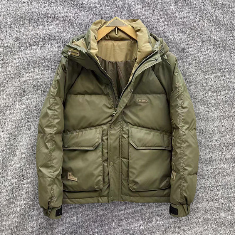 Outdoor Sport Coat - Men's Winter Down Jacket Winter Short
