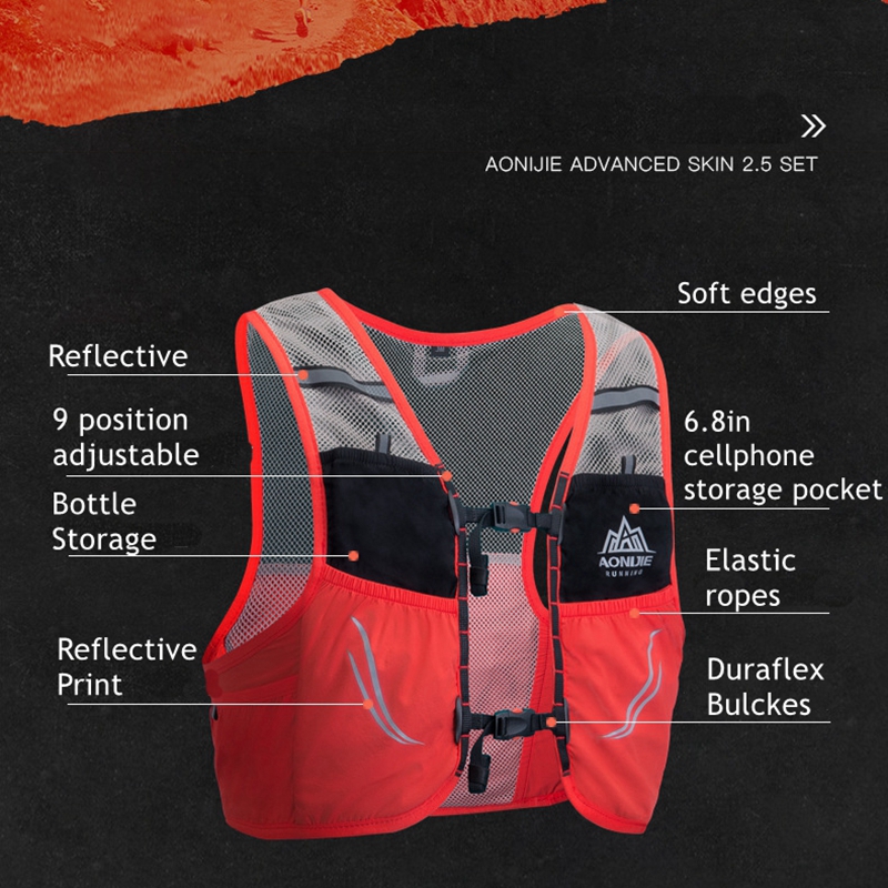 AONIJIE C932 Nhẹ Chạy Áo Nylon - đánh giá và giá Trail Running Vest