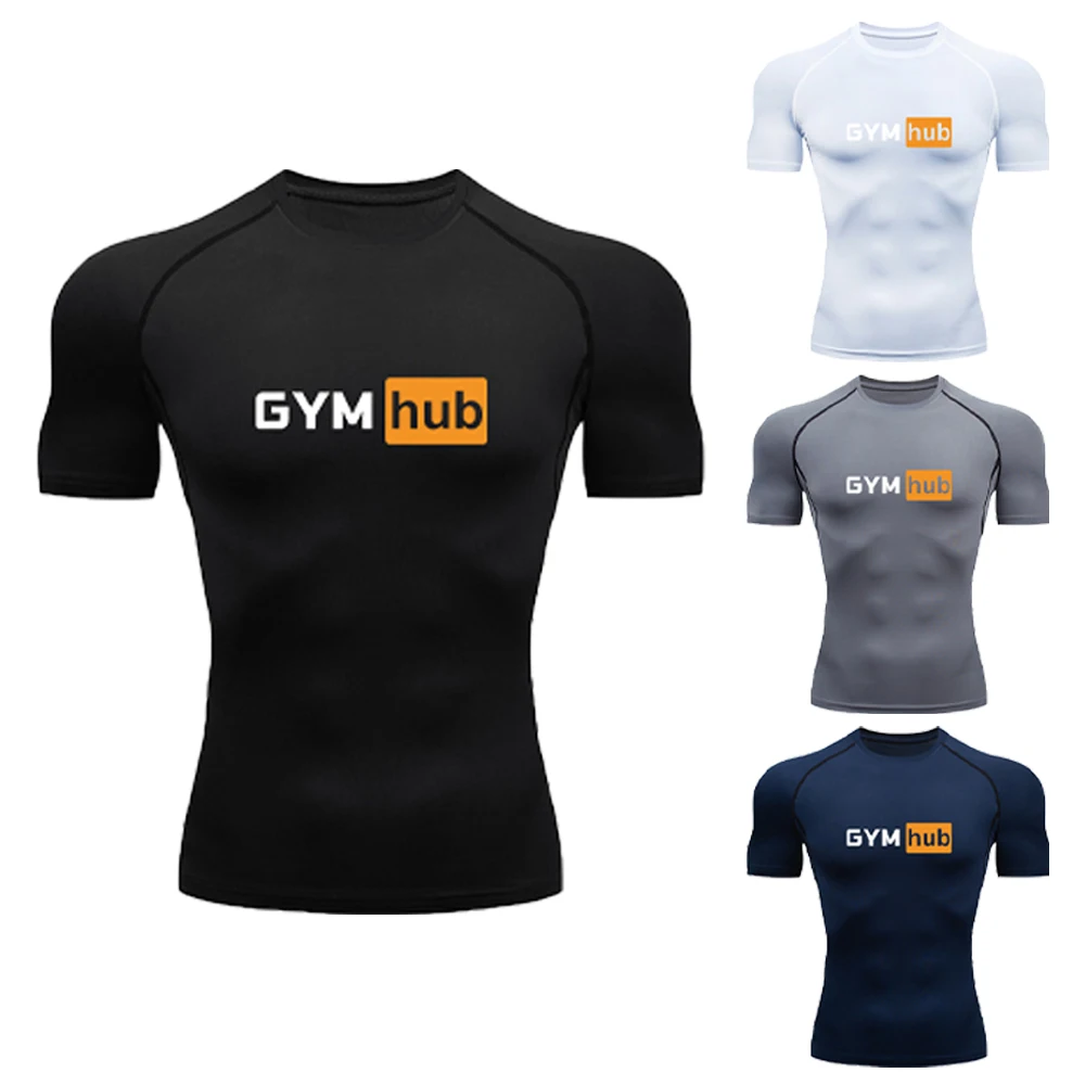 Gym Hub Printed Men's Compress - đánh giá và giá Outdoor Sport.Hub