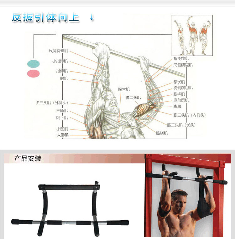 Thickened Steel Pull Bar Doorw - đánh giá và giá Chin Bar Doorway
