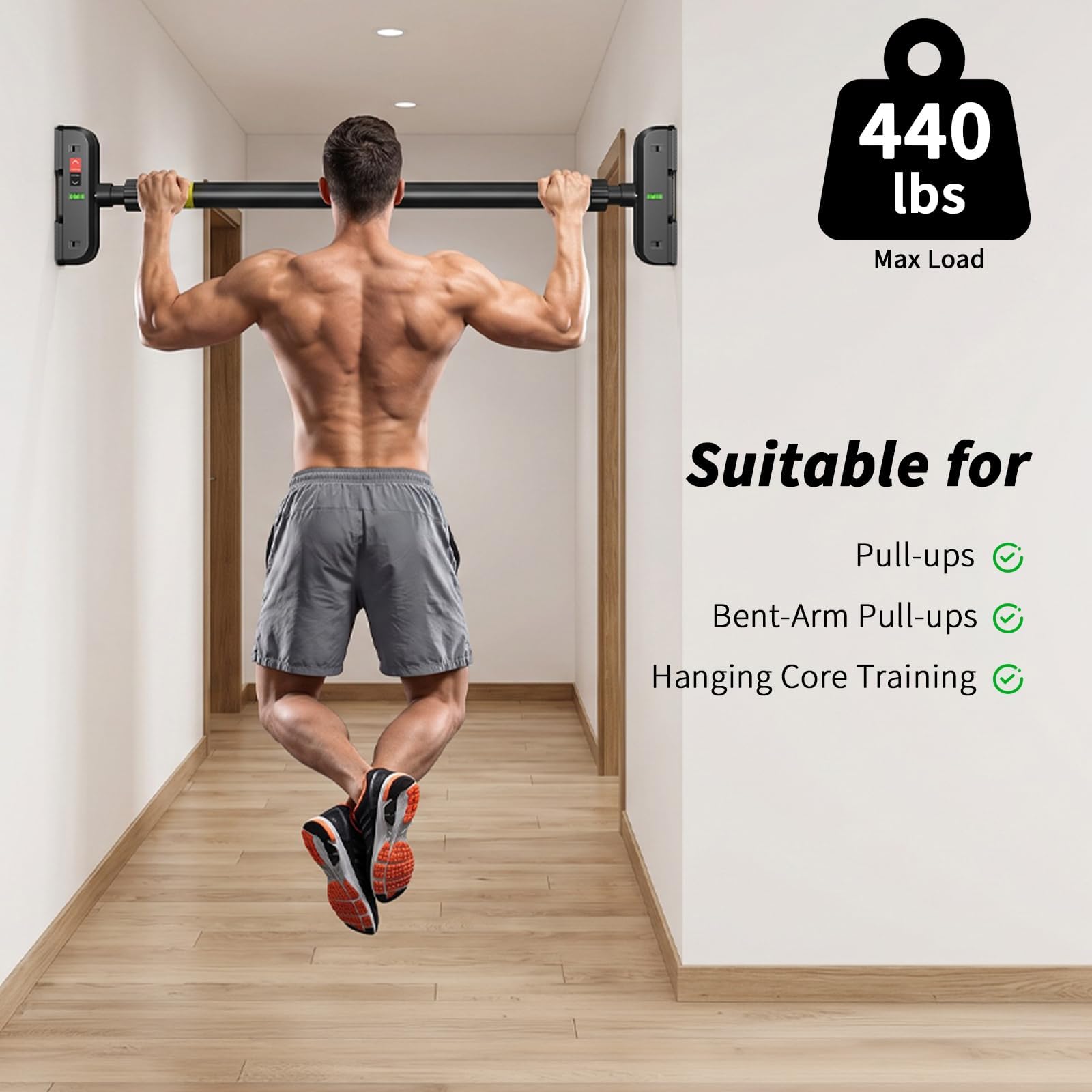 Doorway Pull Up Bar No Screws  - đánh giá và giá Outdoor Sport Bar