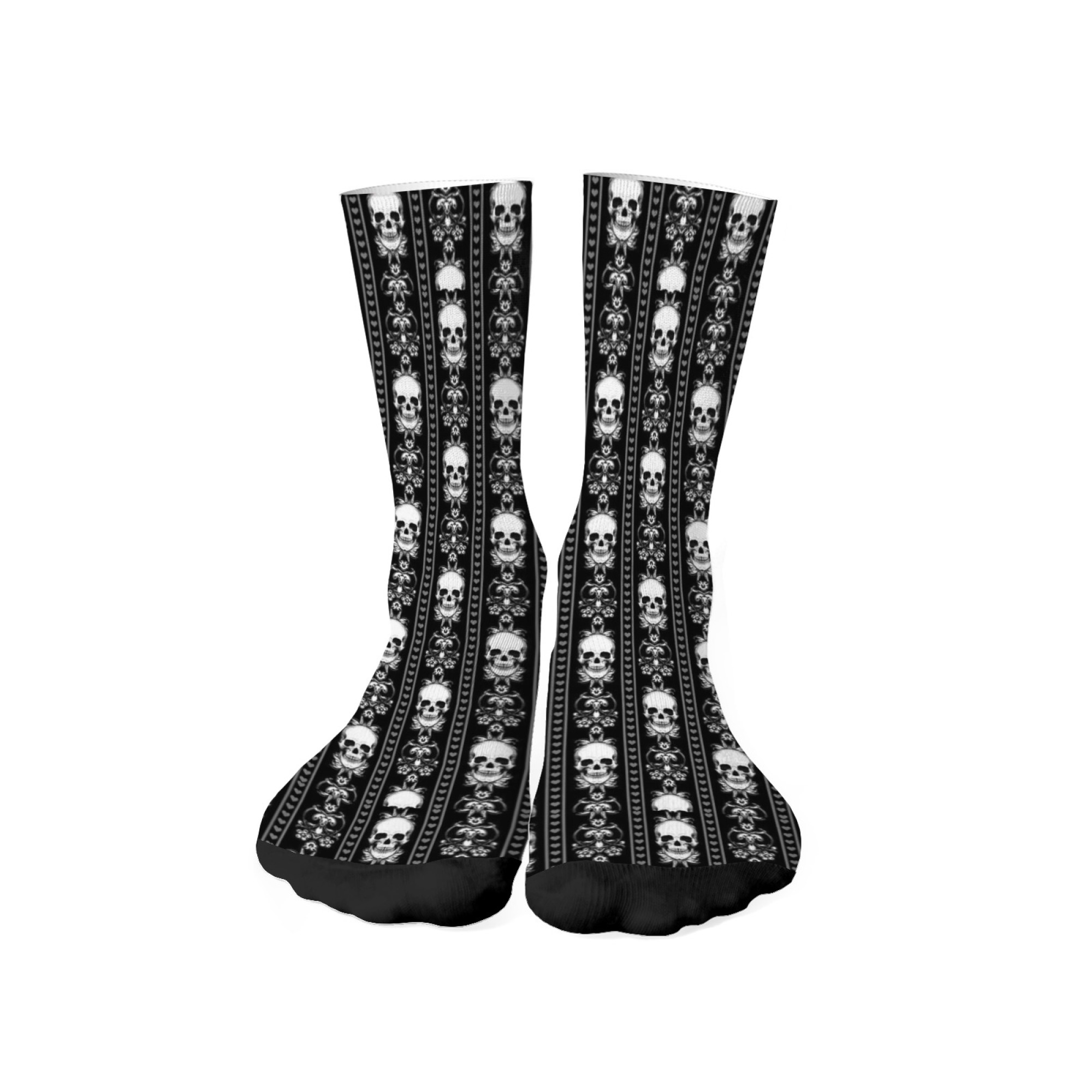 Retro Baroque Vine Skull Socks - đánh giá và giá Outdoor Sport Hose