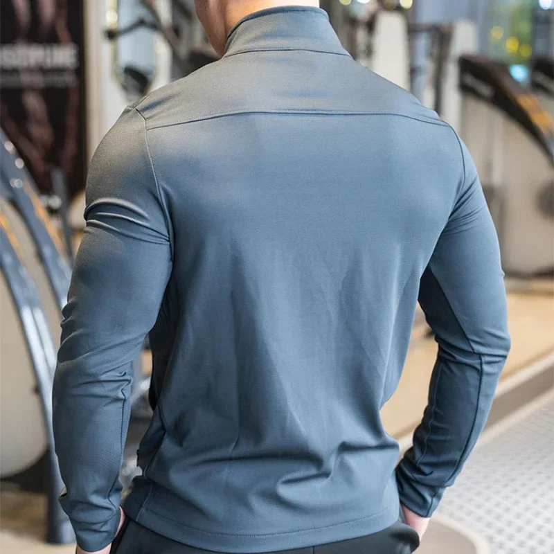 Mens Gym Fitness Shirts Tops H - đánh giá và giá Outdoor Sport Jacket Men