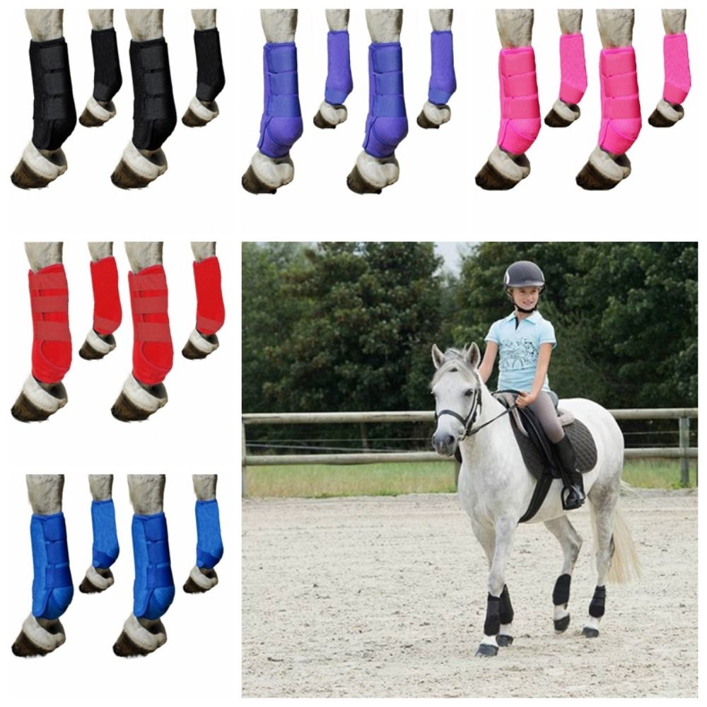 4pcs/set Colorful Horse Sport  - đánh giá và giá Brushing Boot Horse
