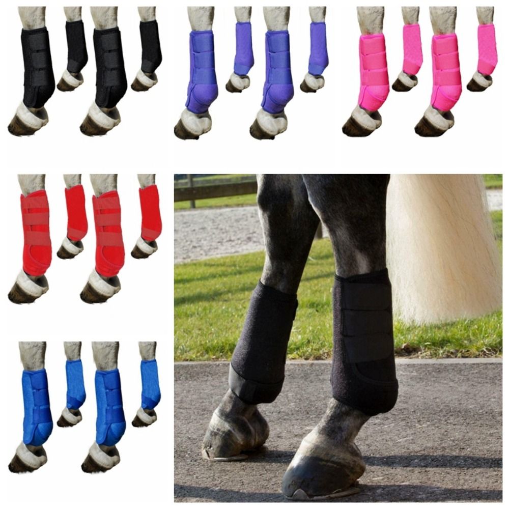 4pcs/set Colorful Horse Sport  - đánh giá và giá Brushing Boot Horse
