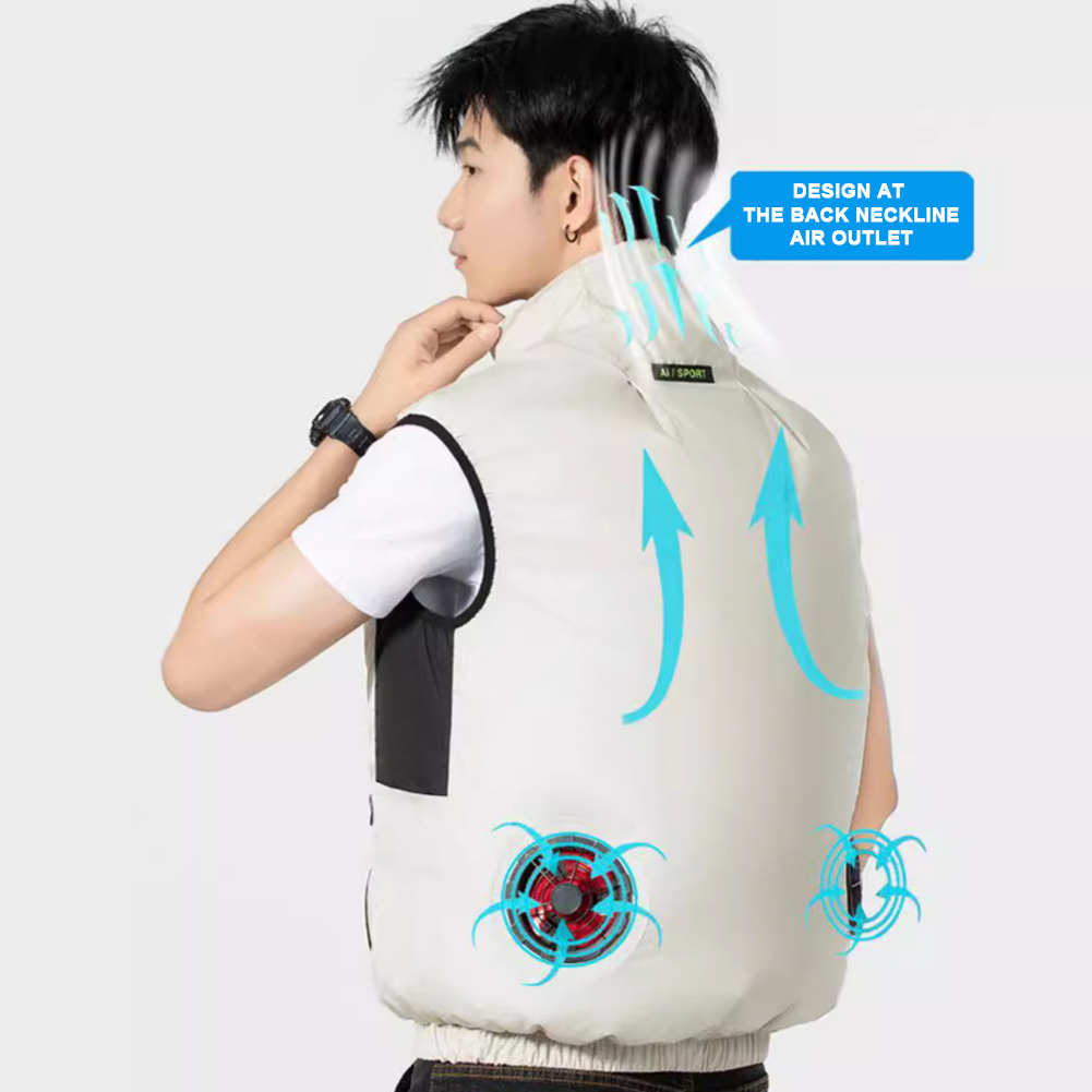 2025 Cooling Fan Vest Air Cond - đánh giá và giá Outdoor Sport Jacket Men