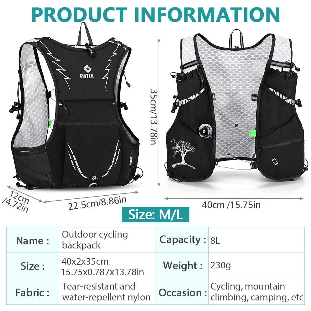 NEWBOLER 8L Outdoor Trail Runn - đánh giá và giá Trail Running Vest