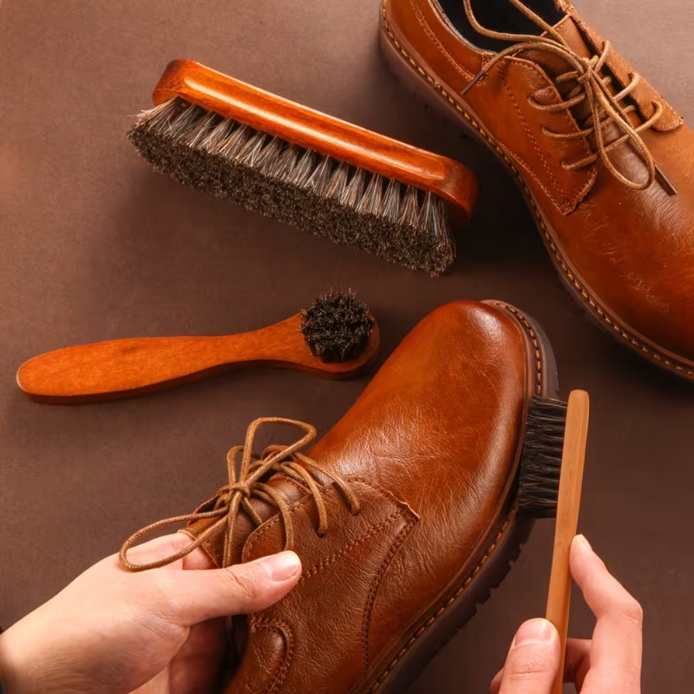 3PCS Horsehair Shoe Brush Set  - đánh giá và giá Brushing Boot Horse