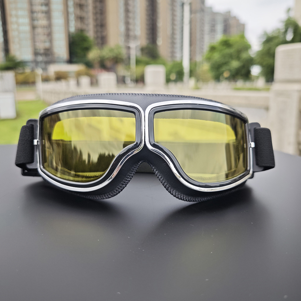 Newest -Style Leather Goggles  - đánh giá và giá Outdoor Sports Store