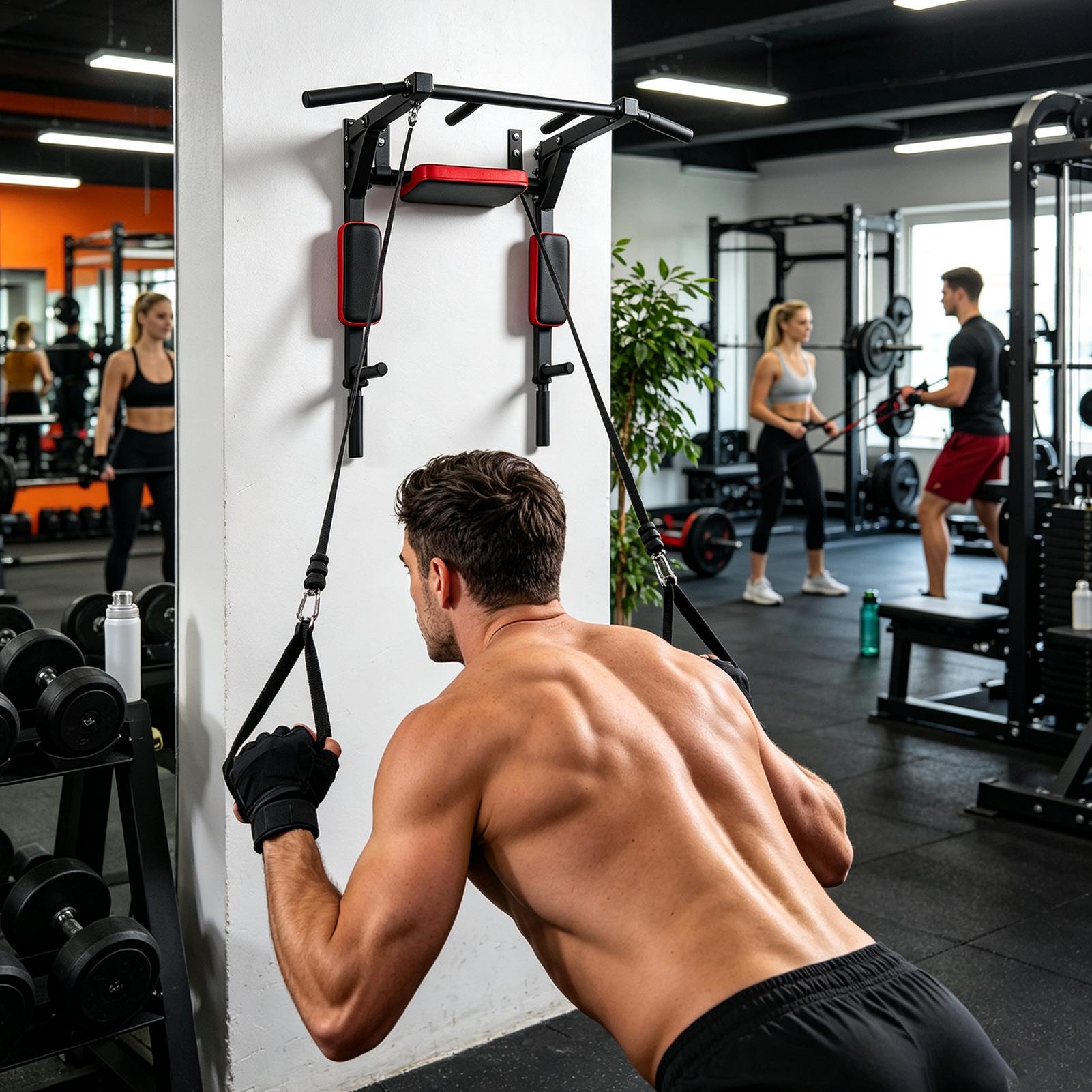 Wall-Mounted Pull-up Bar Fitne - đánh giá và giá Outdoor Sport Bar